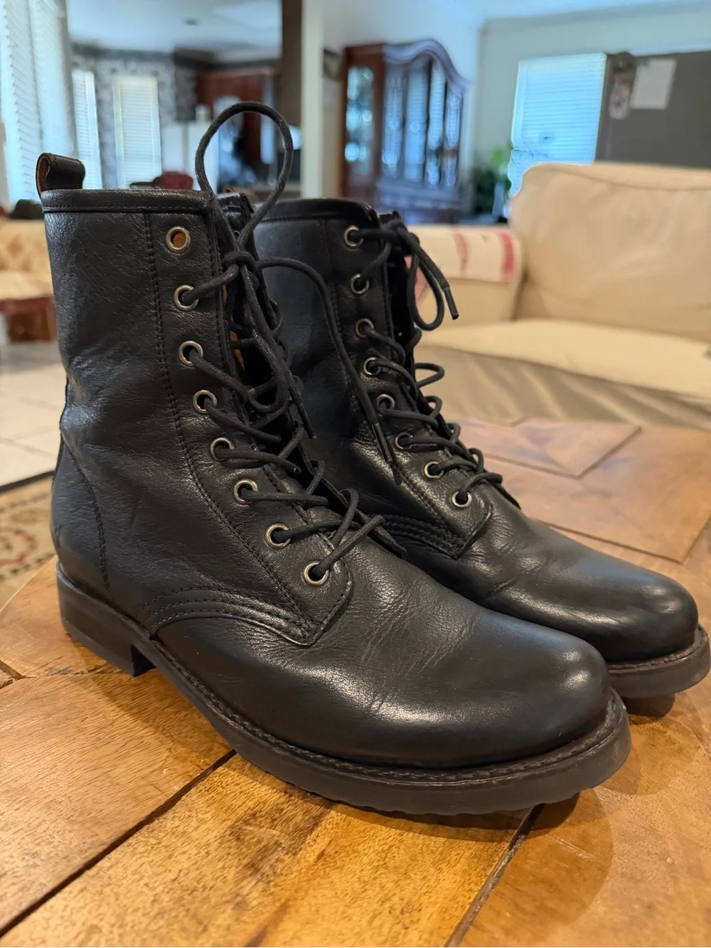 Frye Veronica combat boots